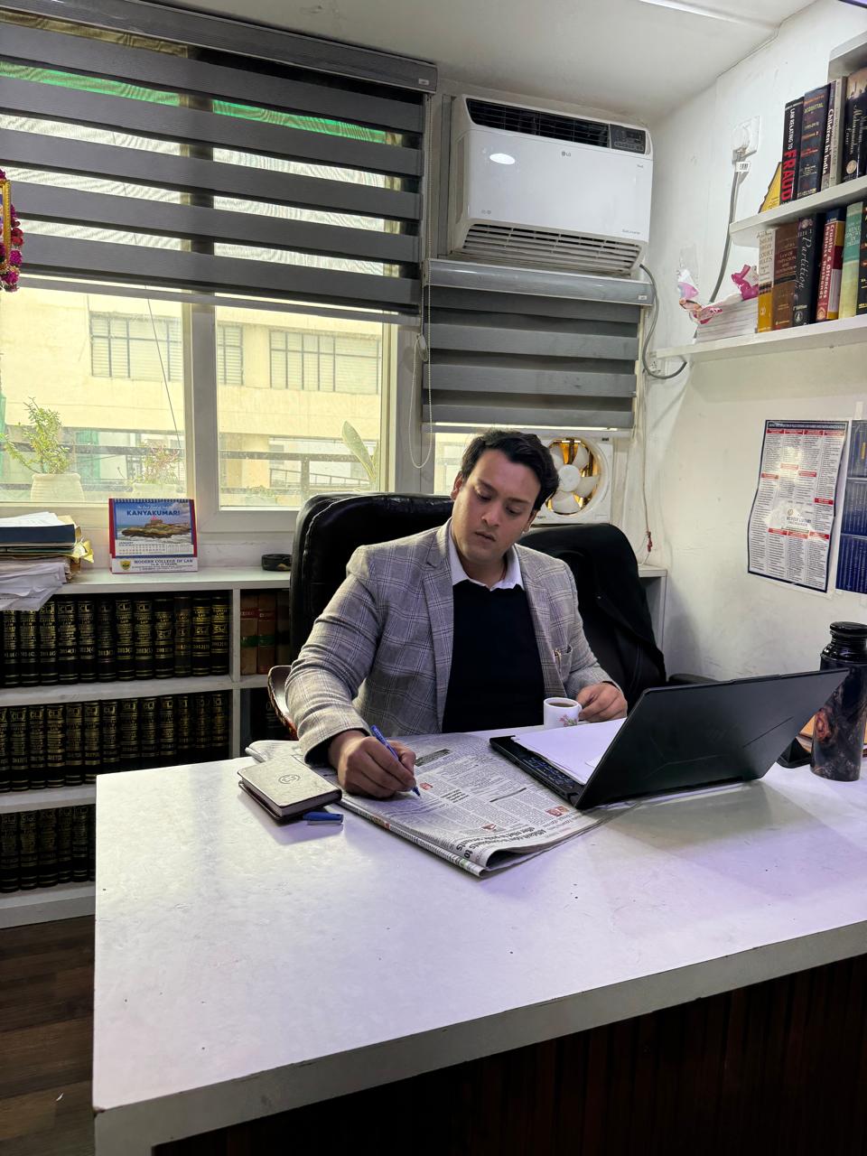 Adv. Abhay Chhetri in office